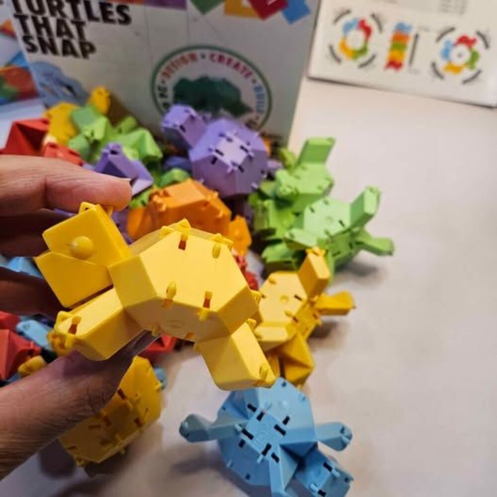 Reptangles Turtles That Snap Building Toy Set - Picture 5 of 10